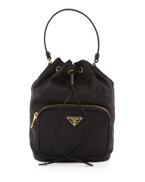 prada tessuto mini bucket bag price